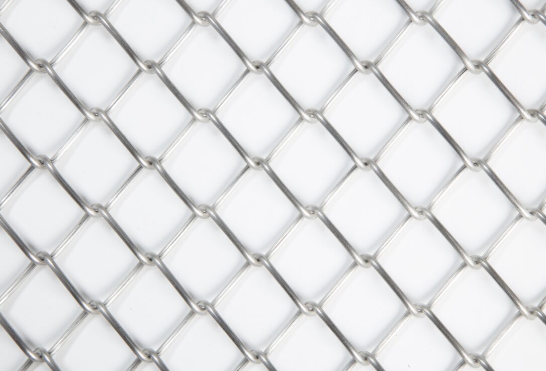 Woven metals, Diamond-shaped mesh, Stainless steel